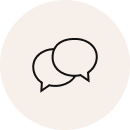 Chat bubble icon