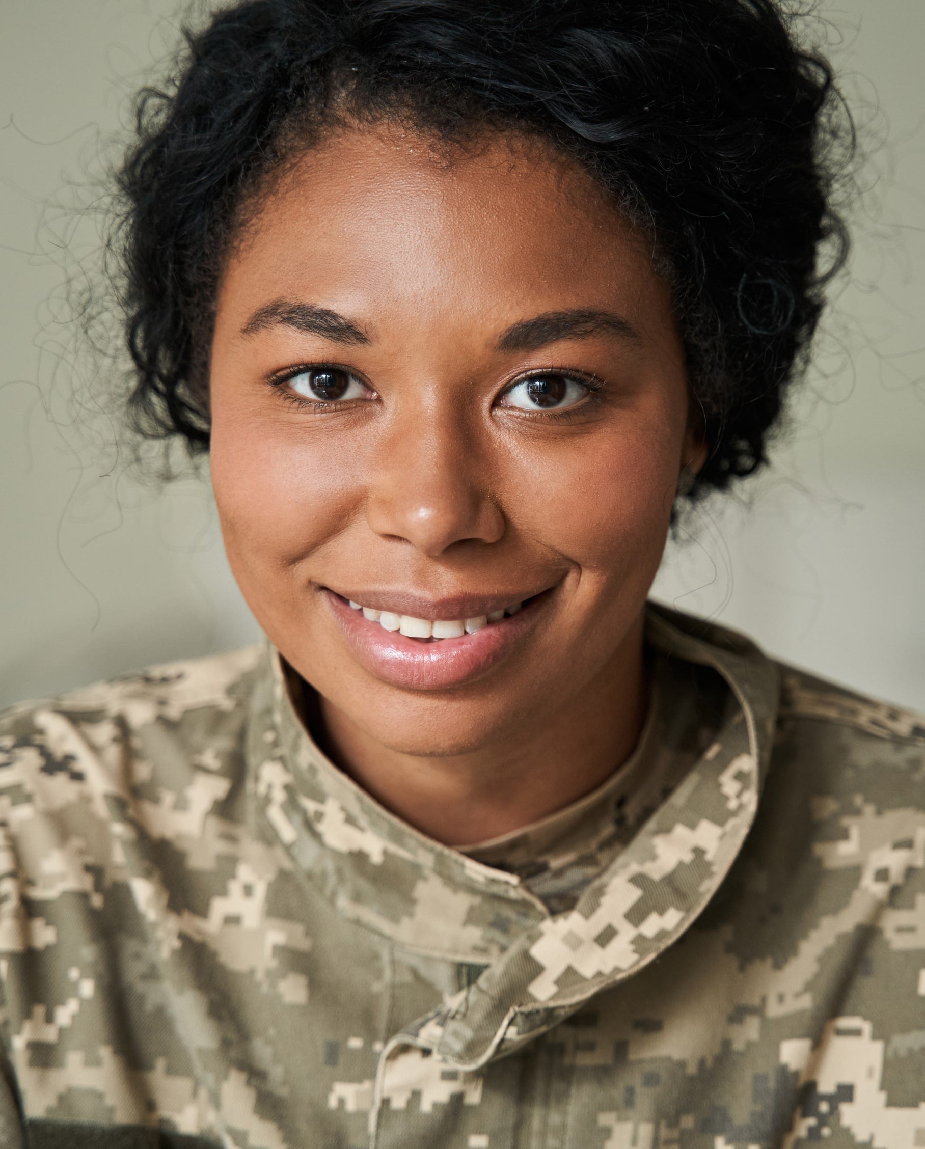 A portrait of a military member