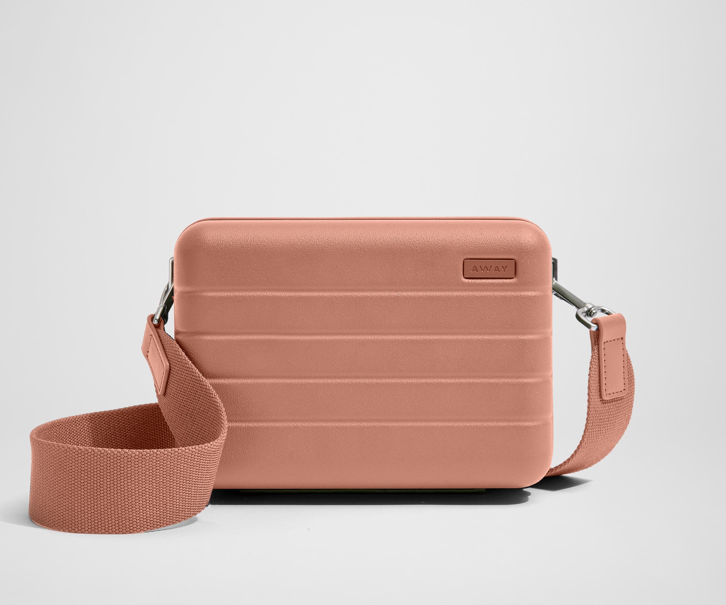 Front view of The Mini Crossbody with removable shoulder strap