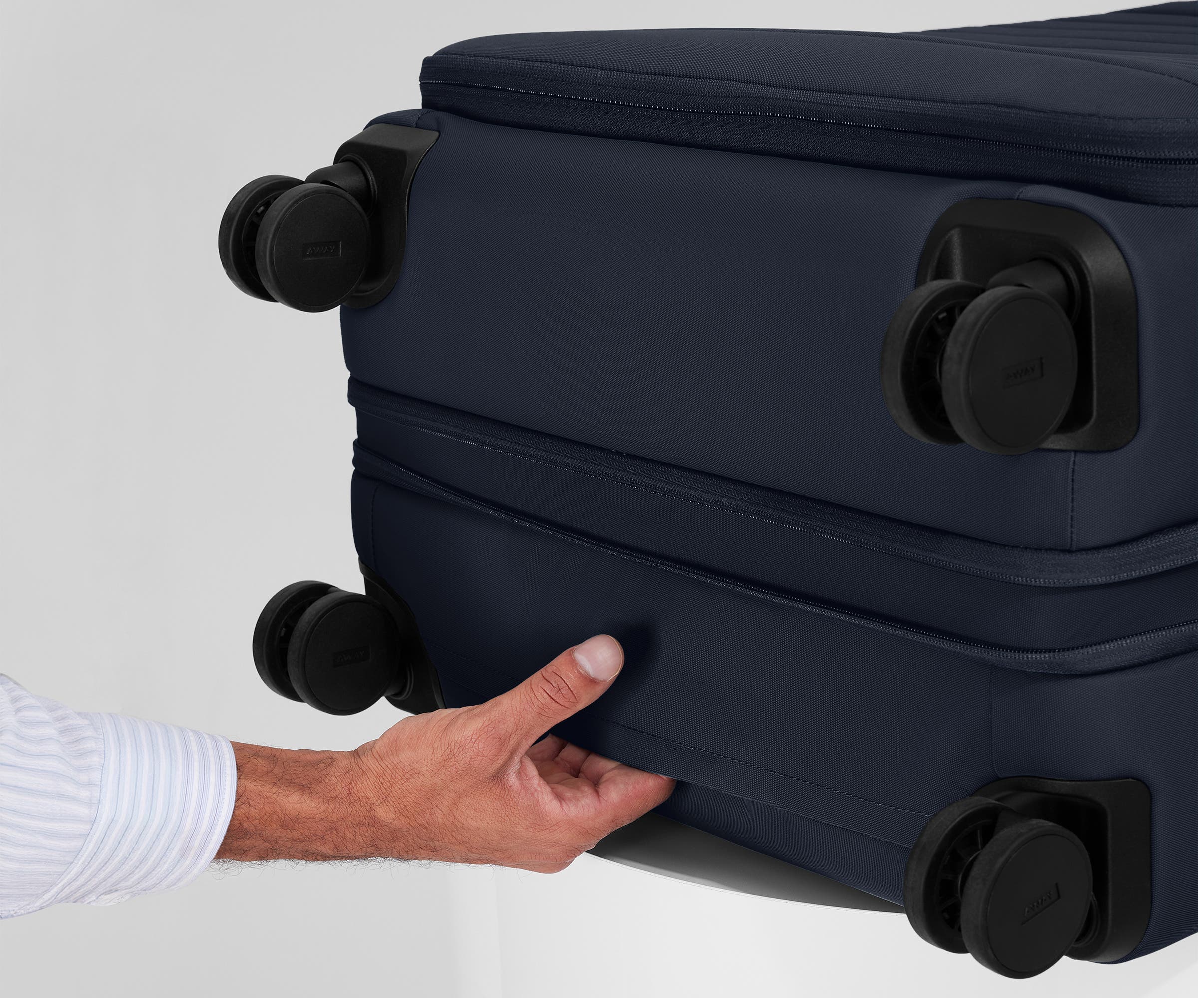 Underside grab handle