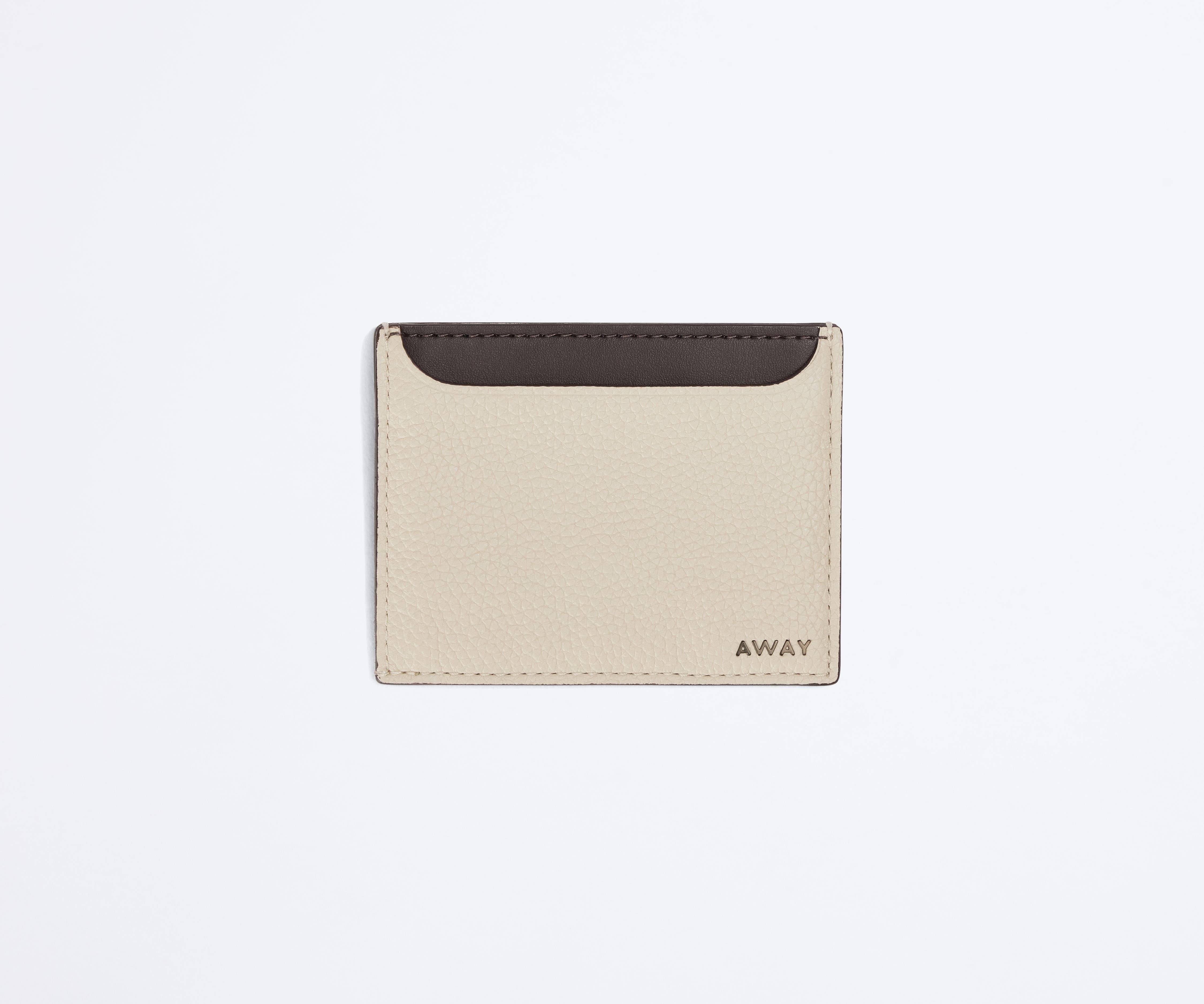 Front product view of the Card Case in Cream White