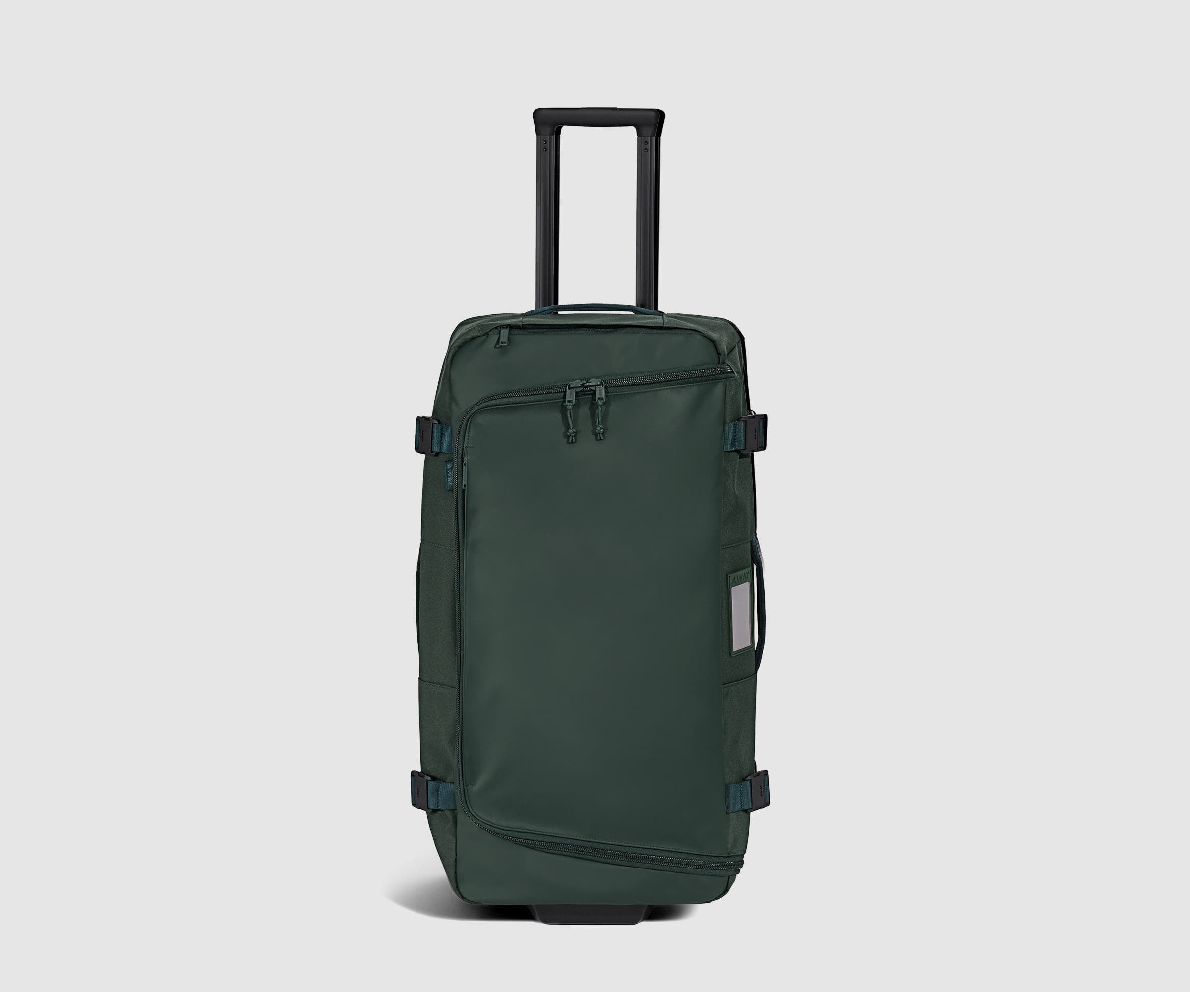 Front view of the 85L Rolling Duffle suitcase