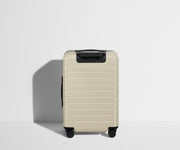 Back product view of The Bigger Carry-On suitcase in Salt White (Gloss)