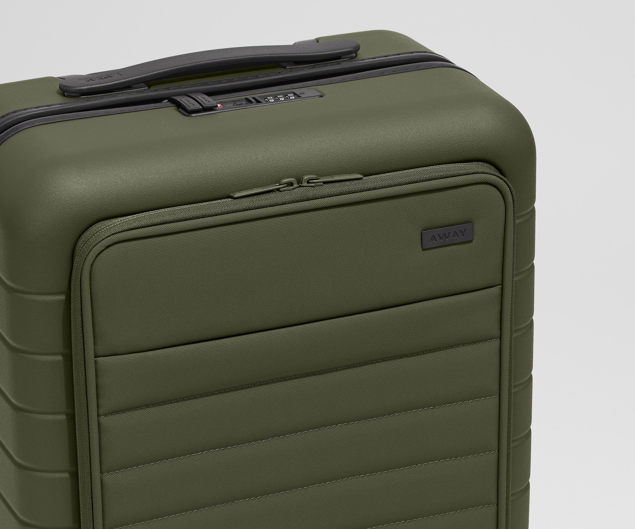 The Front Pocket Bigger Carry-On | Olive Green