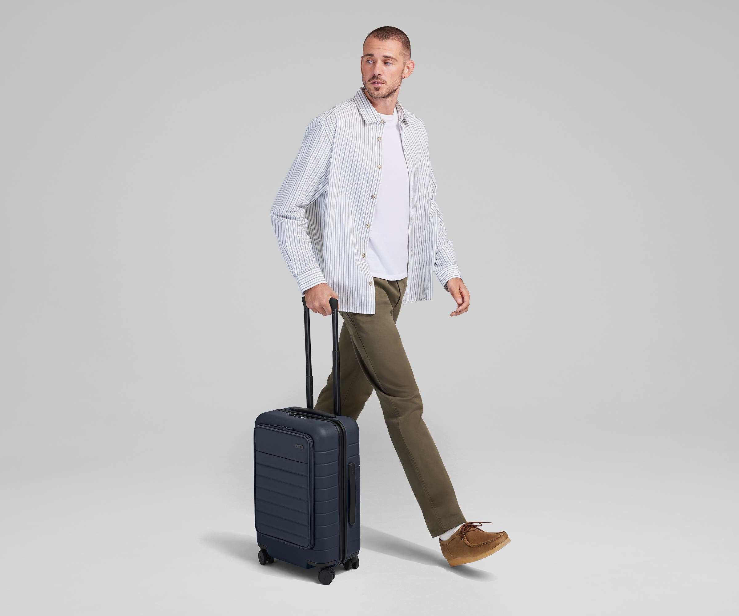 The Front Pocket Carry-On | Navy Blue