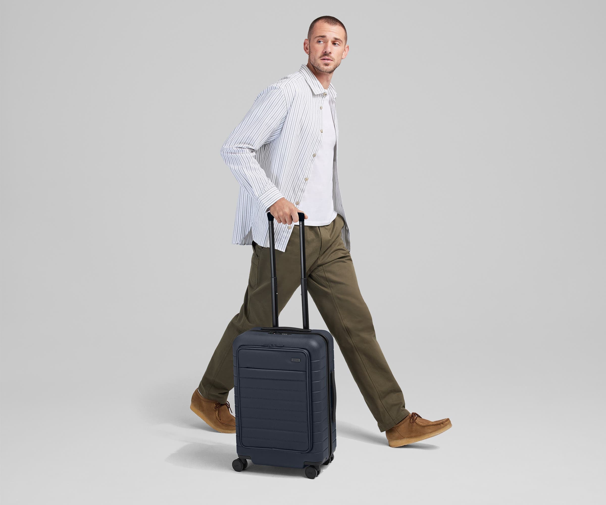 The Front Pocket Bigger Carry-On | Navy Blue