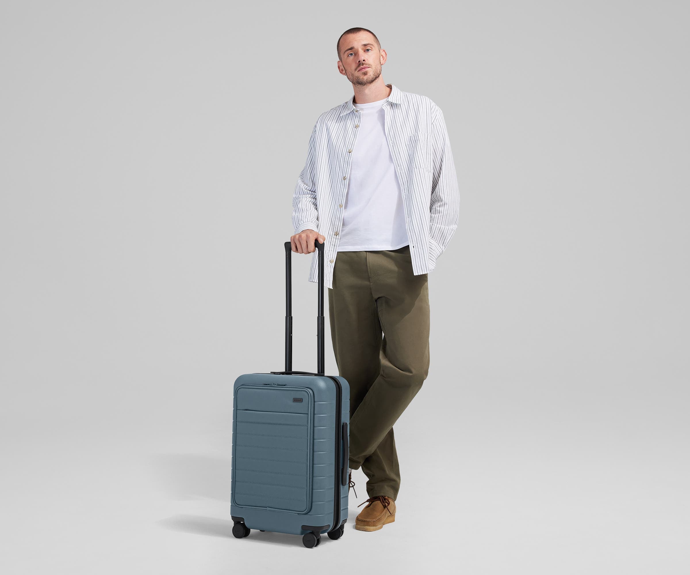 The Front Pocket Bigger Carry-On | Coast Blue