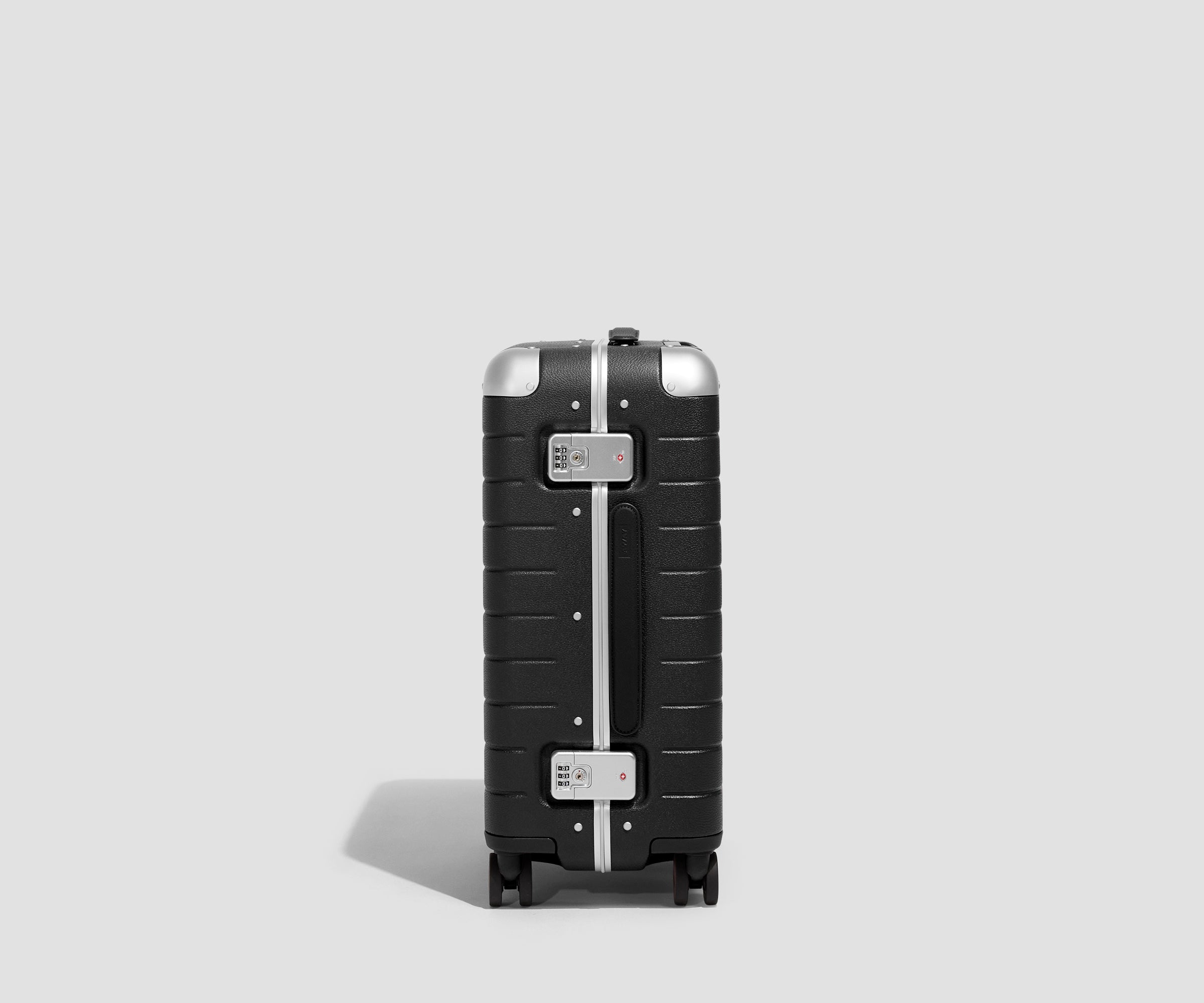 The Aluminum Edge Carry-On in Jet Black