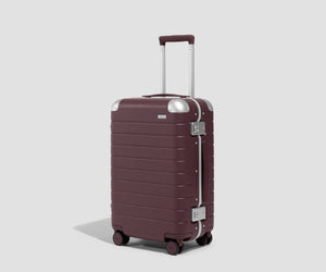 The Aluminum Edge Carry-On in Oxblood Red
