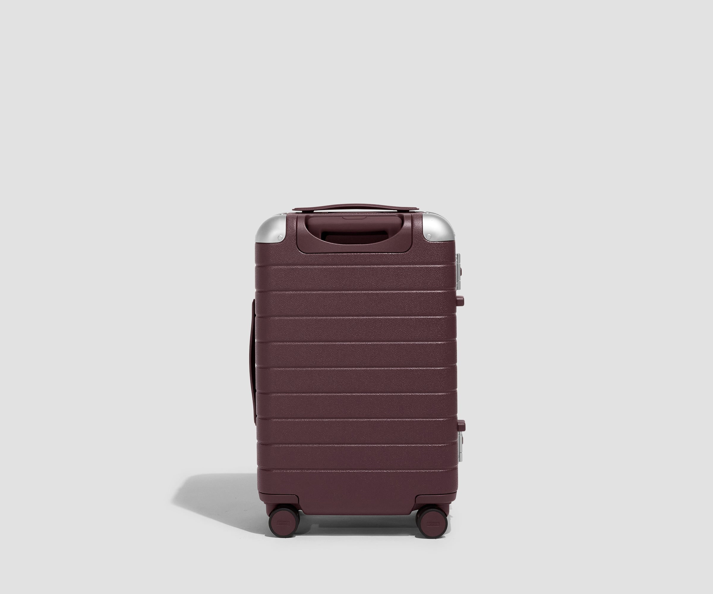 The Aluminum Edge Carry-On in Oxblood Red