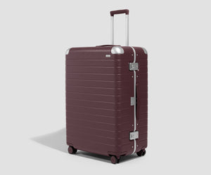 The Aluminum Edge Large in Oxblood Red