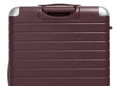 The Aluminum Edge Large in Oxblood Red