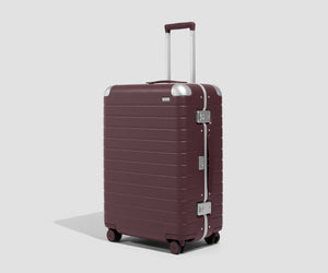 The Aluminum Edge Medium in Oxblood Red