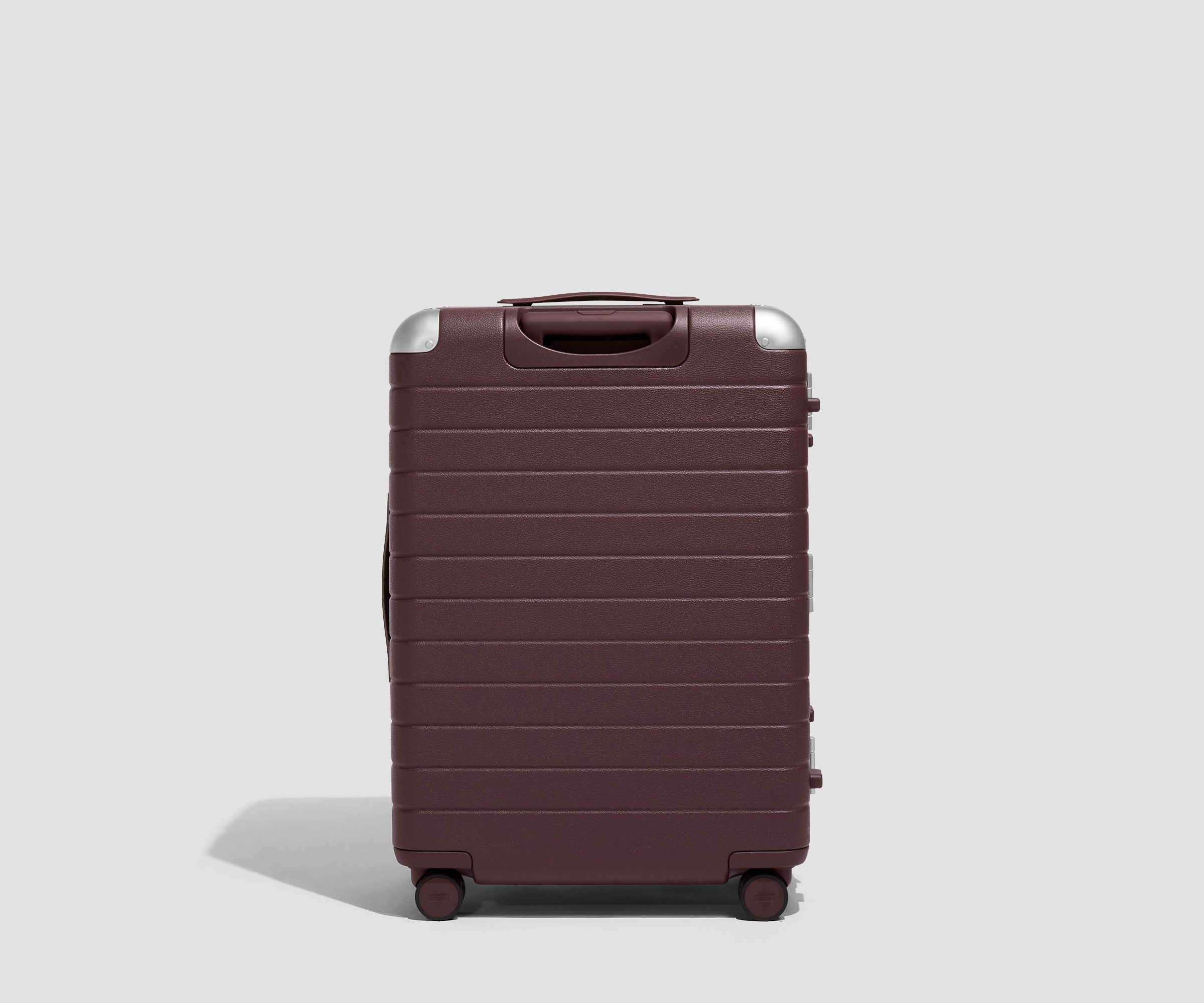 The Aluminum Edge Medium in Oxblood Red