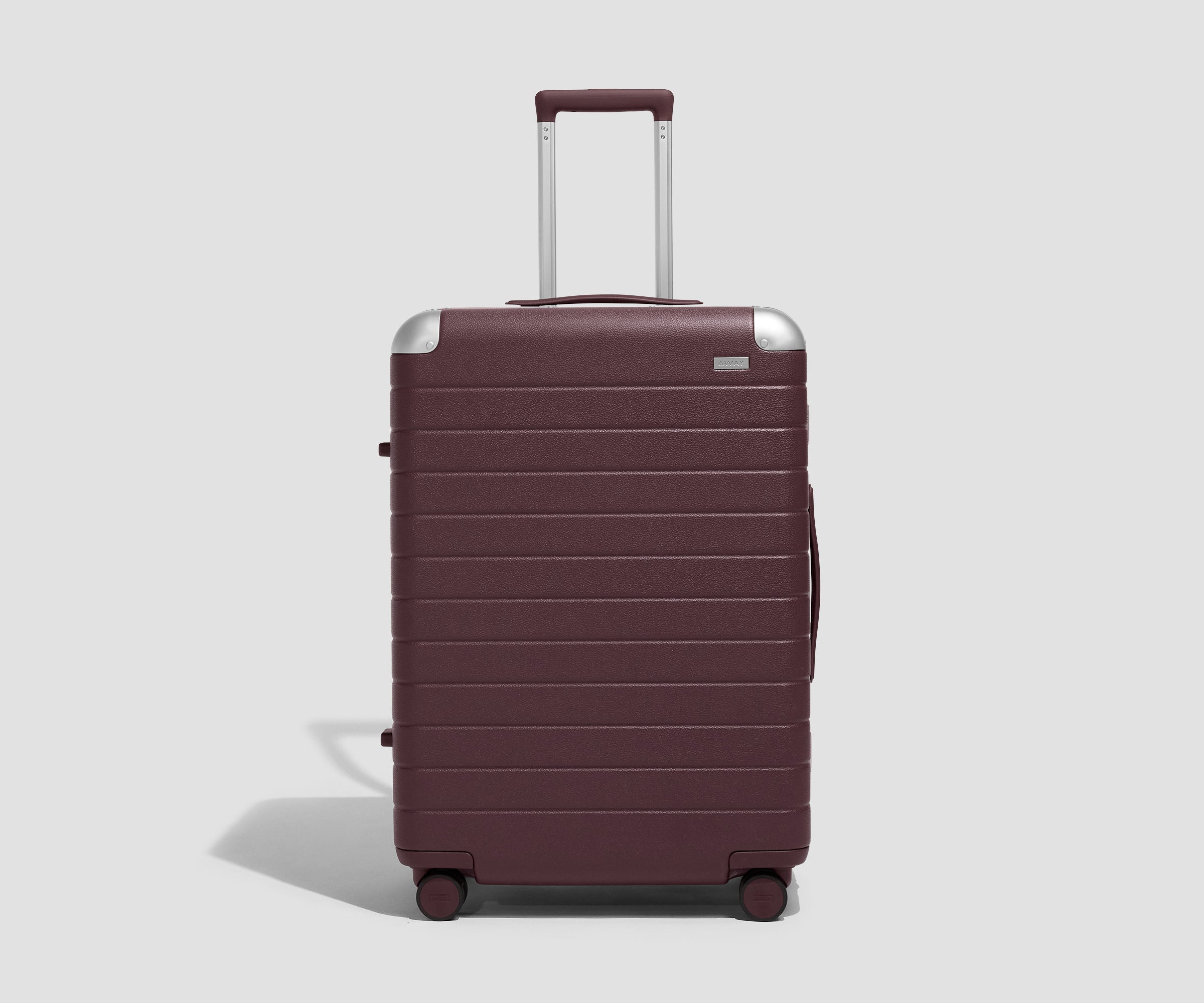 The Aluminum Edge Medium in Oxblood Red