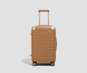 The Aluminum Edge Carry-On in Cognac Brown