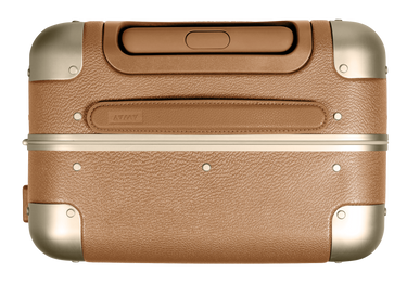 The Aluminum Edge Carry-On in Cognac Brown