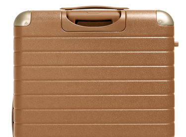 The Aluminum Edge Large in Cognac Brown