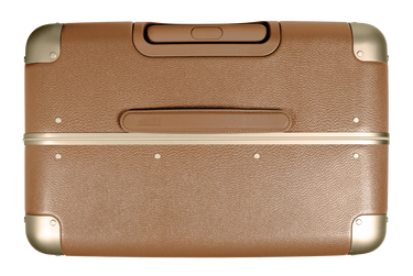 The Aluminum Edge Large in Cognac Brown