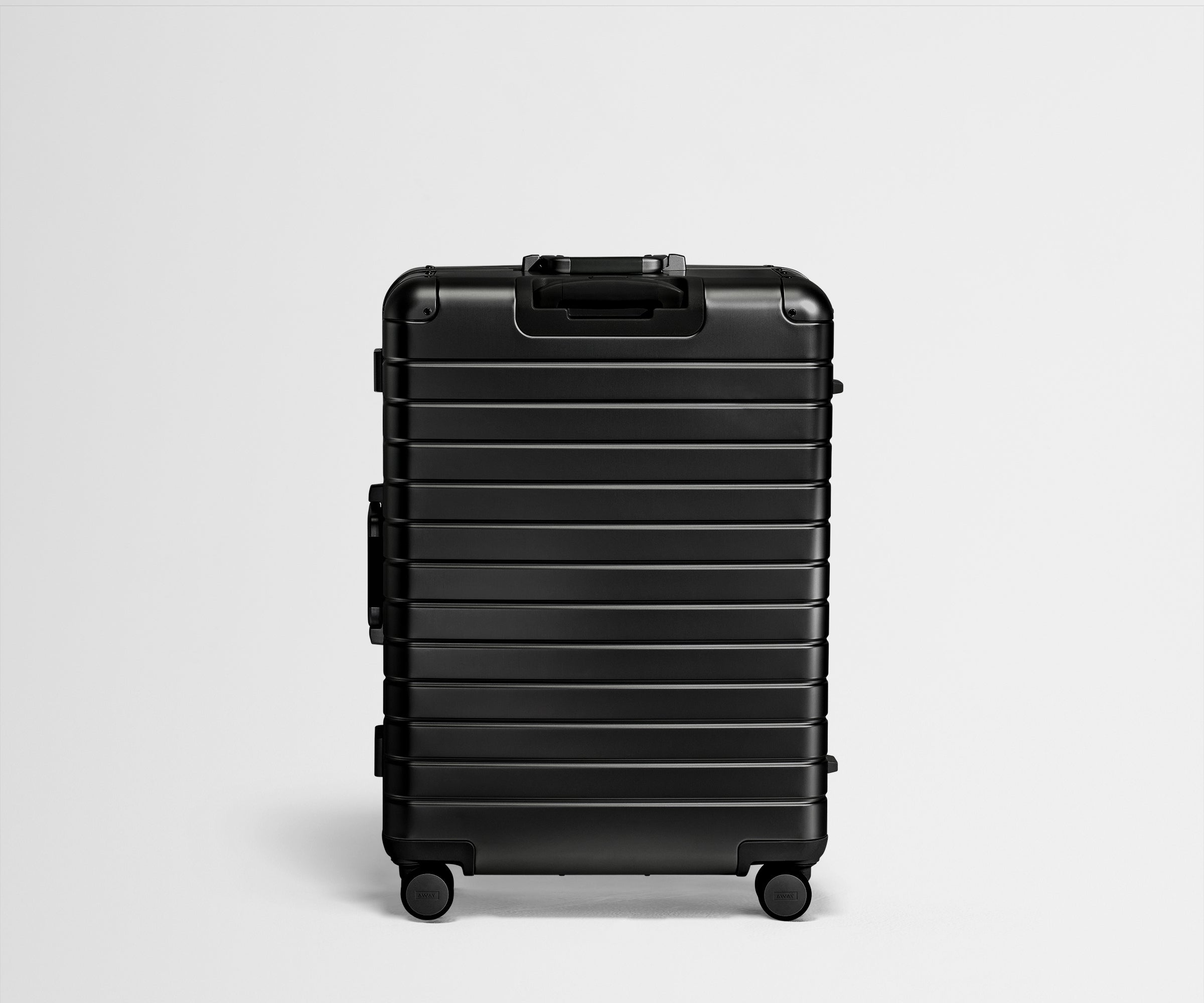 Back view of The Large: Aluminum Edition in Onyx Black