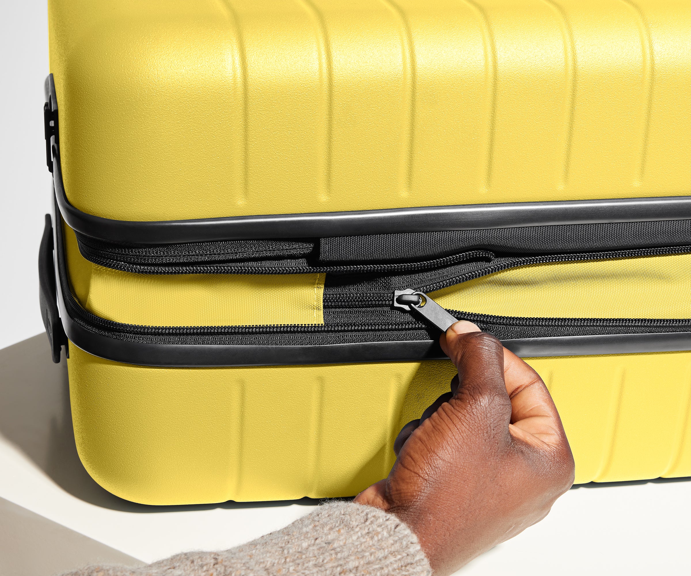 The Bigger Carry-On Flex in Sunshine Yellow