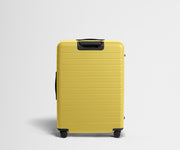 Back product view of The Large suitcase in Sunshine Yellow