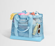 Beach Tote in Seaside Blue