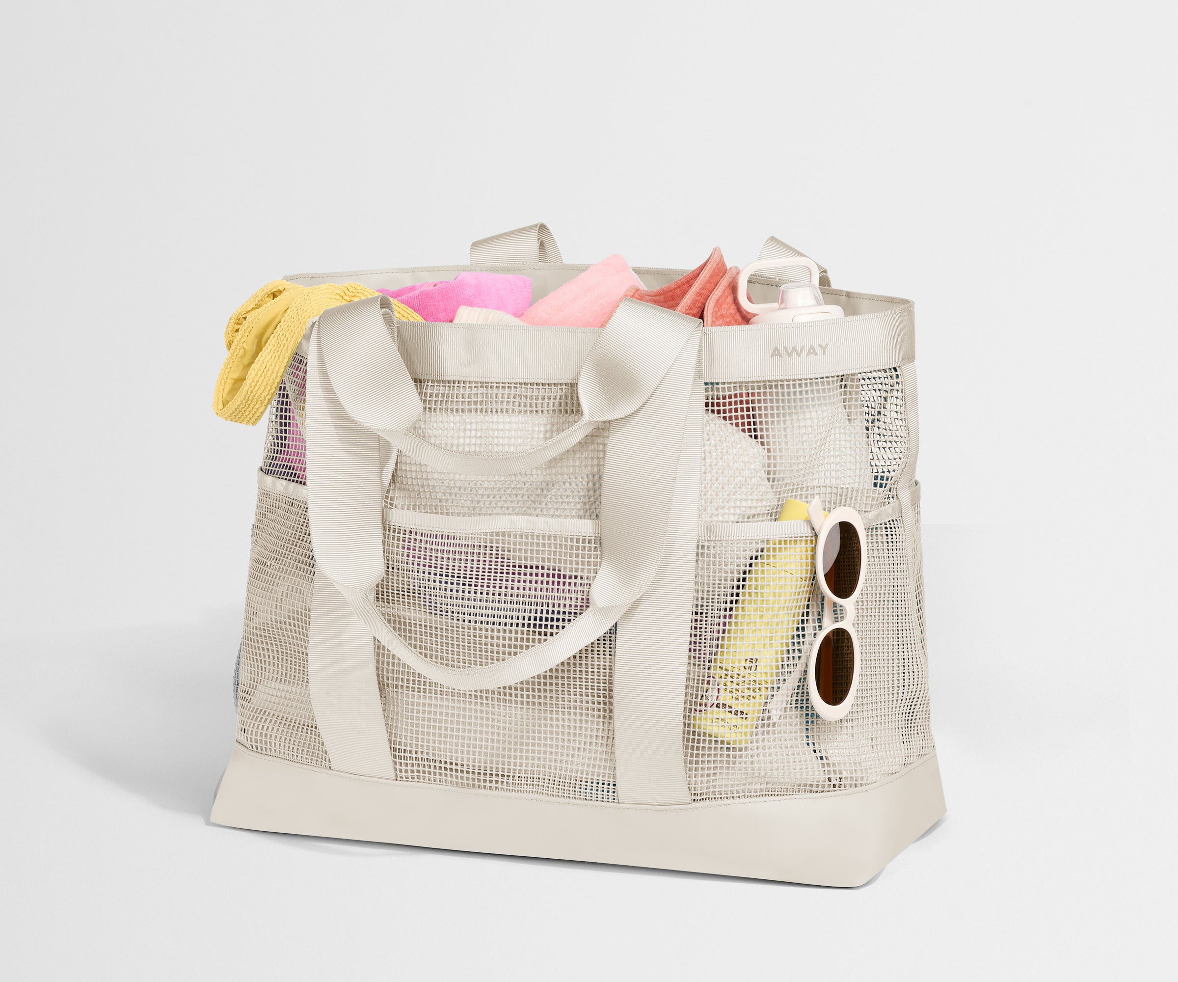 Beach Tote in Salt White