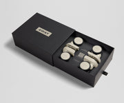 Custom Checked Wheel Set in Salt White