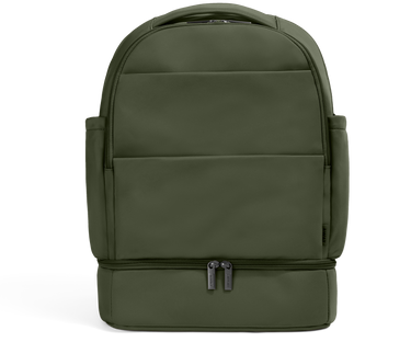 The Double Diaper Backpack in Olive Green