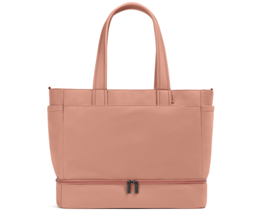 The Double Diaper Tote in Clay Pink