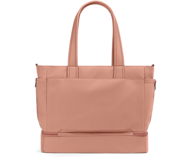 The Double Diaper Tote in Clay Pink
