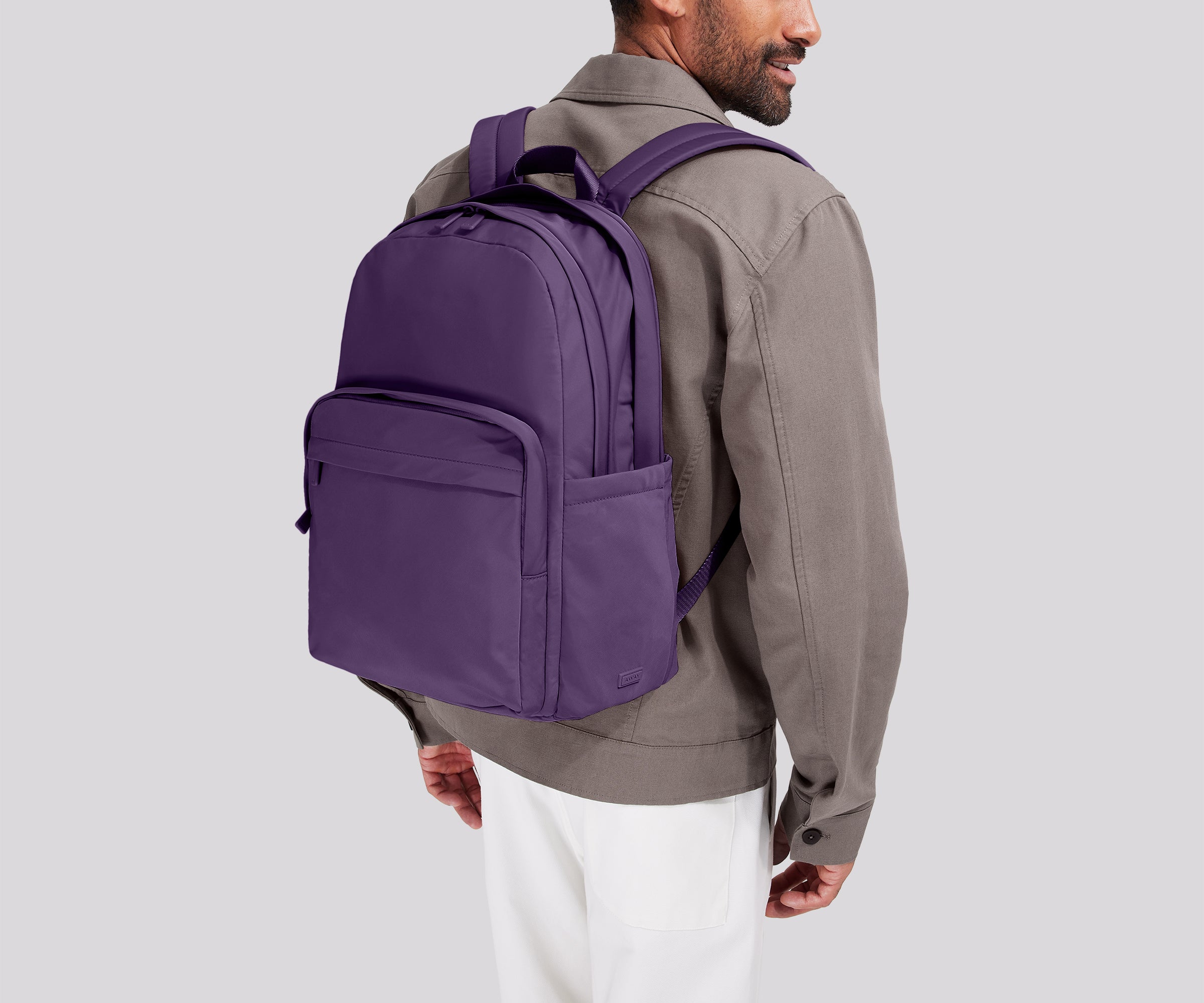 Person wearing the Large Featherlight Backpack