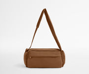 Front view of the Featherlight Cargo Pack with the handle up