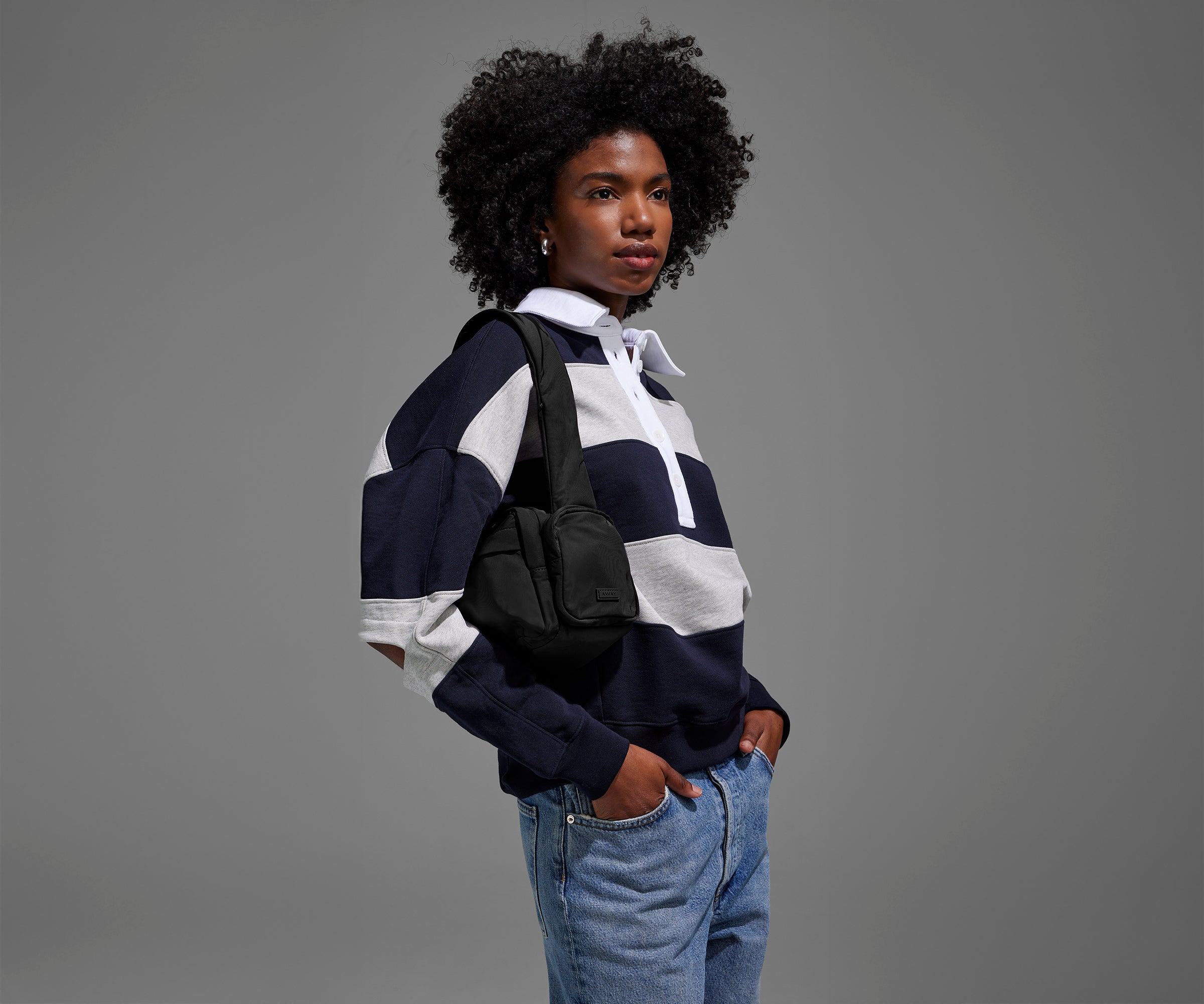Person wearing the Featherlight Cargo Pack