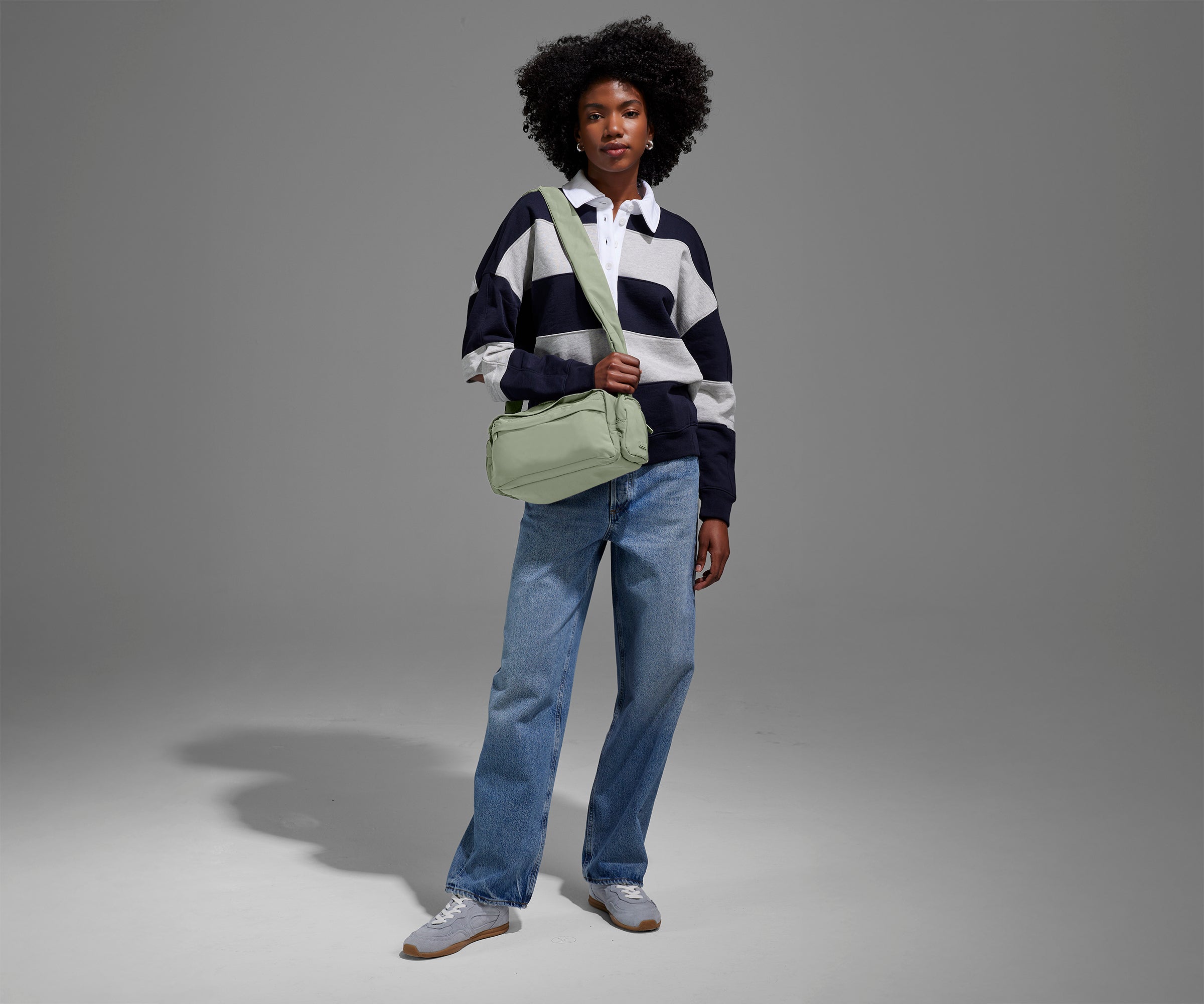 Person wearing the Featherlight Cargo Pack