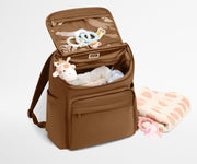Featherlight Diaper Backpack in Amaro Brown