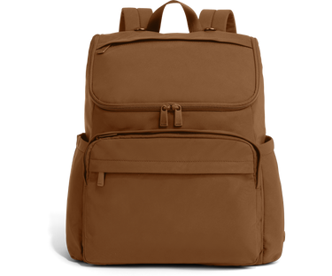 Featherlight Diaper Backpack in Amaro Brown