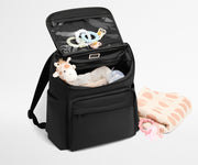 Featherlight Diaper Backpack in Jet Black
