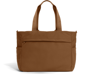 Featherlight Diaper Tote in Amaro Brown