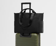 Featherlight Diaper Tote in Jet Black