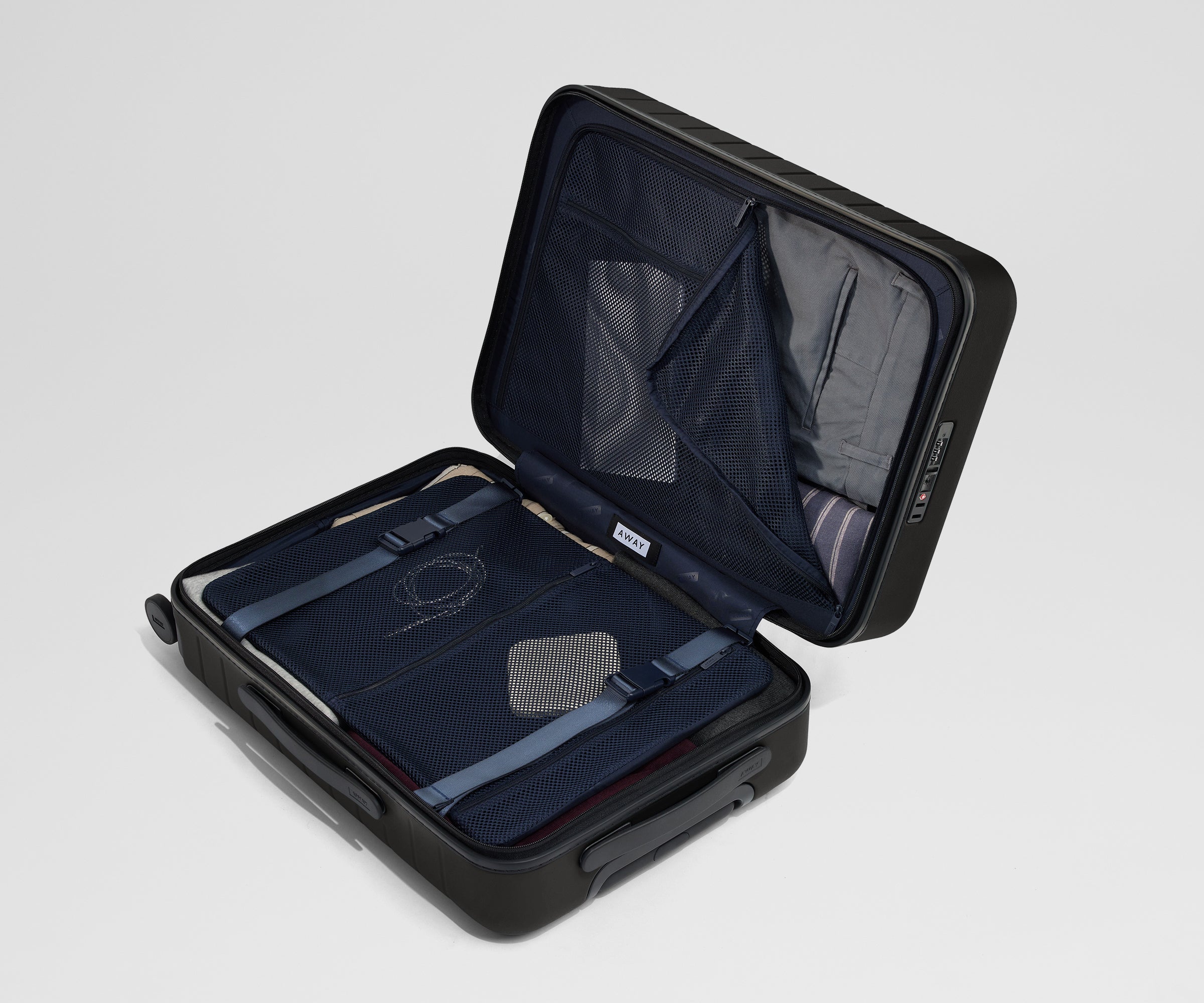 The Executive Bigger Carry-On in Jet Black