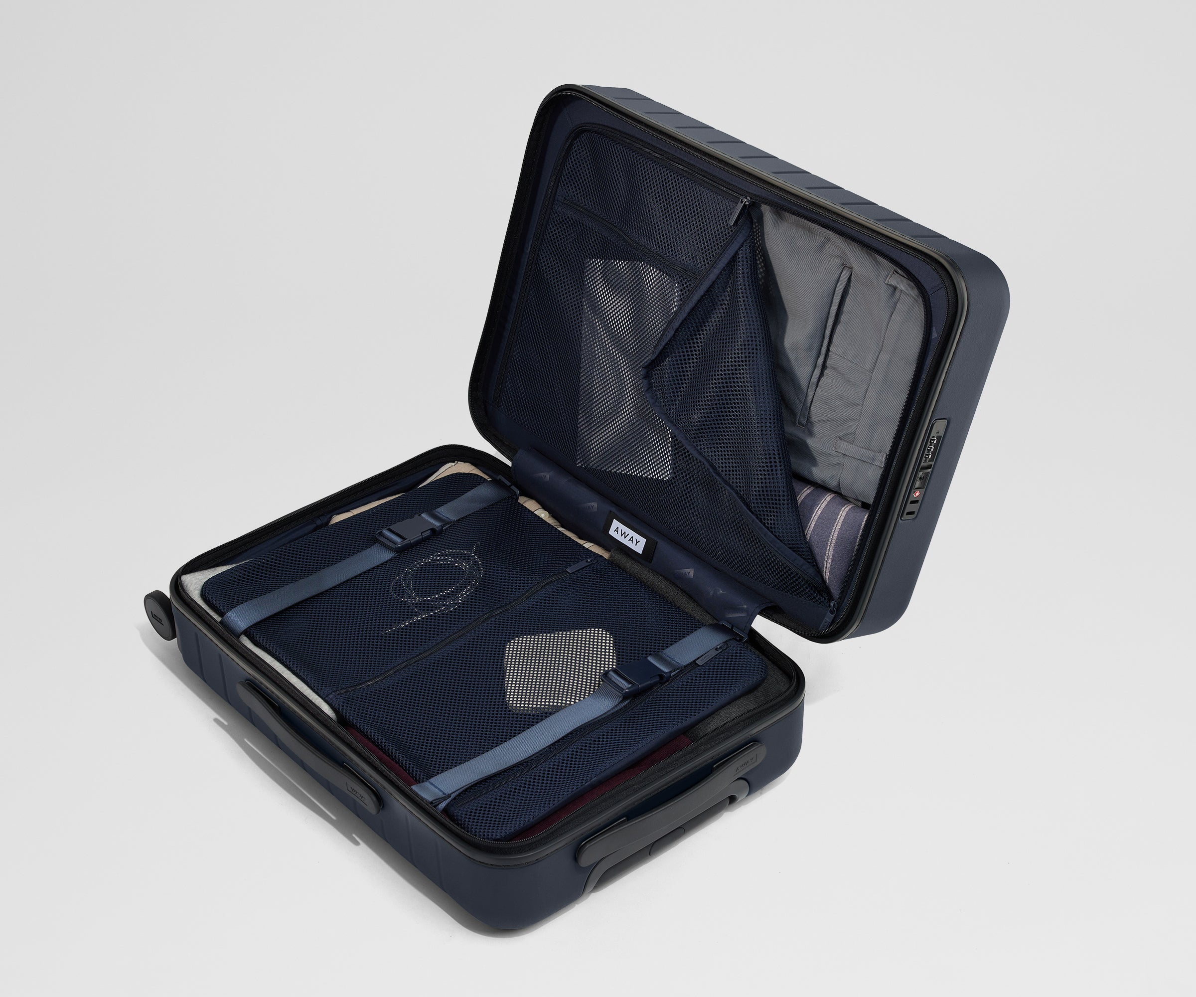 The Executive Carry-On in Navy Blue