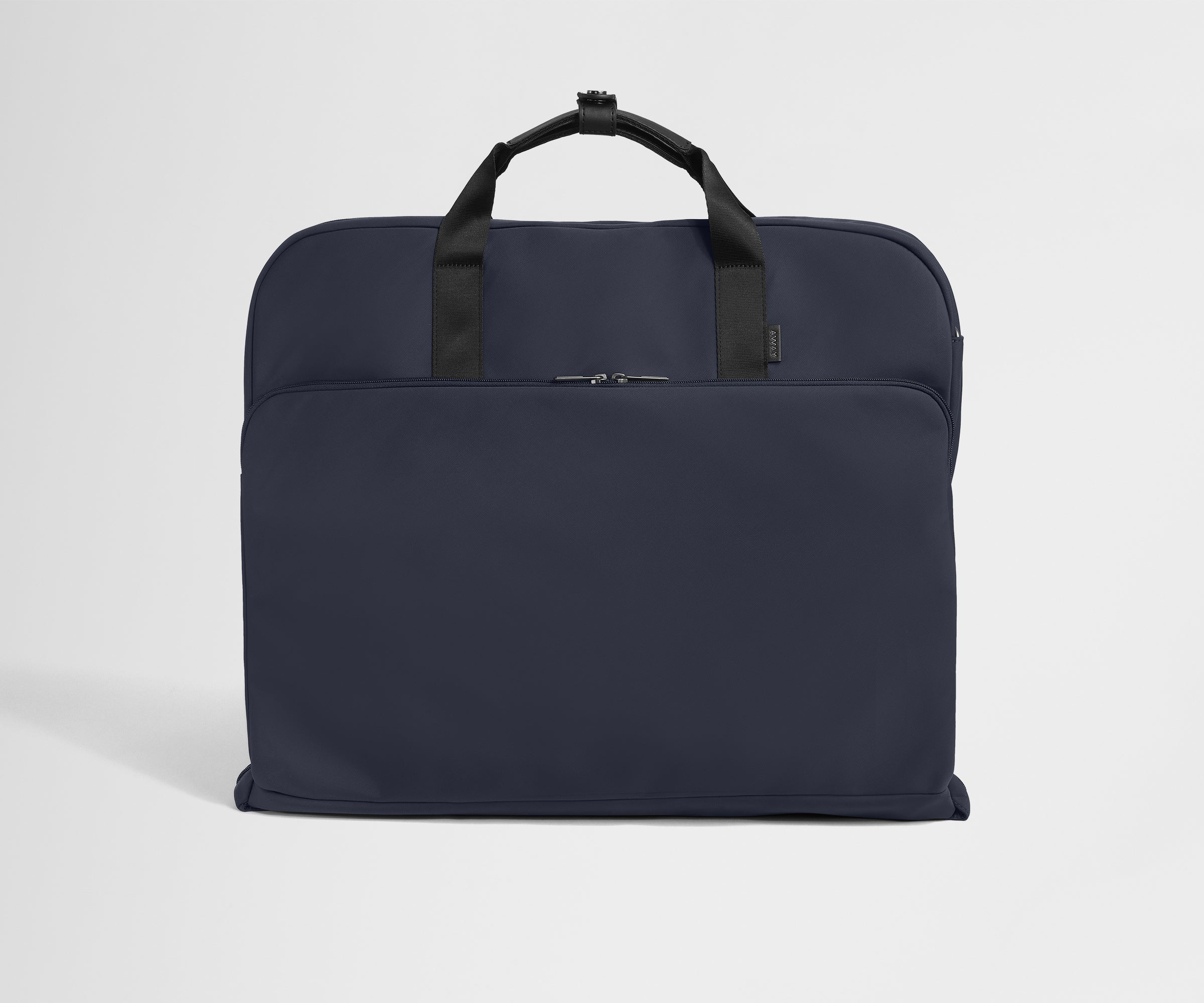 Front product view of the Garment Bag in Navy Blue
