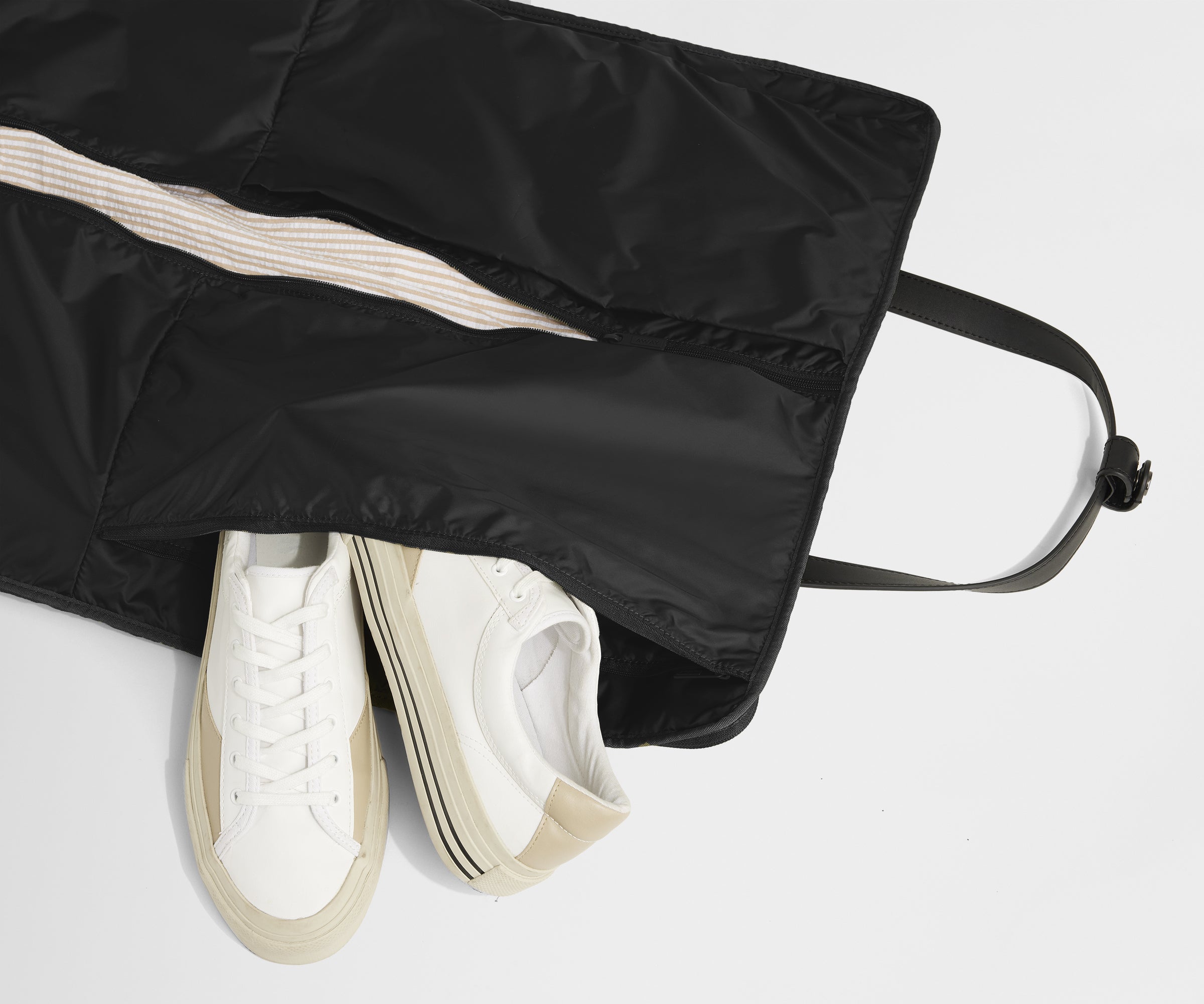 Garment Duffle in Jet Black