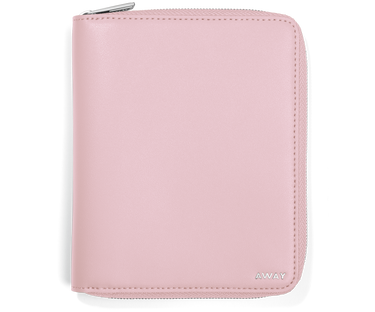 Travel Wallet in Glacial Pink