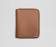 Travel Wallet in Saddle Brown