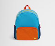 Front product view of the Kids Backpack in Splash Blue