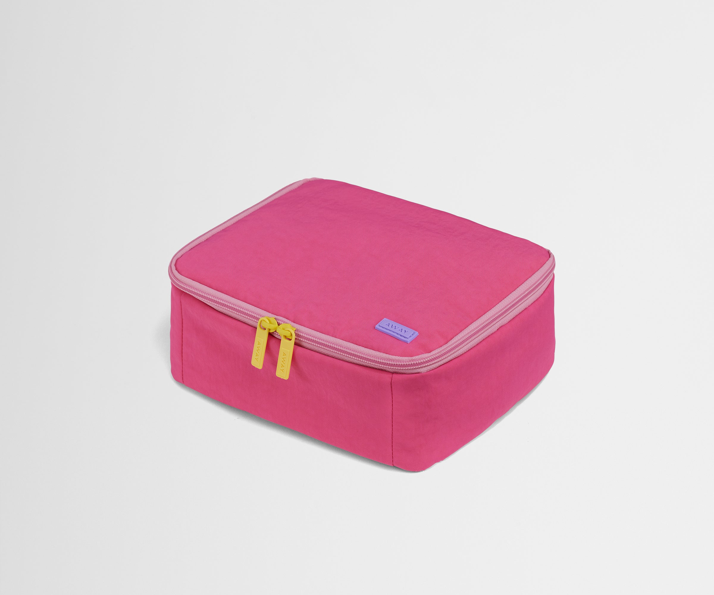 Top angled product view of the Kids Lunch Box in Cotton Candy Pink