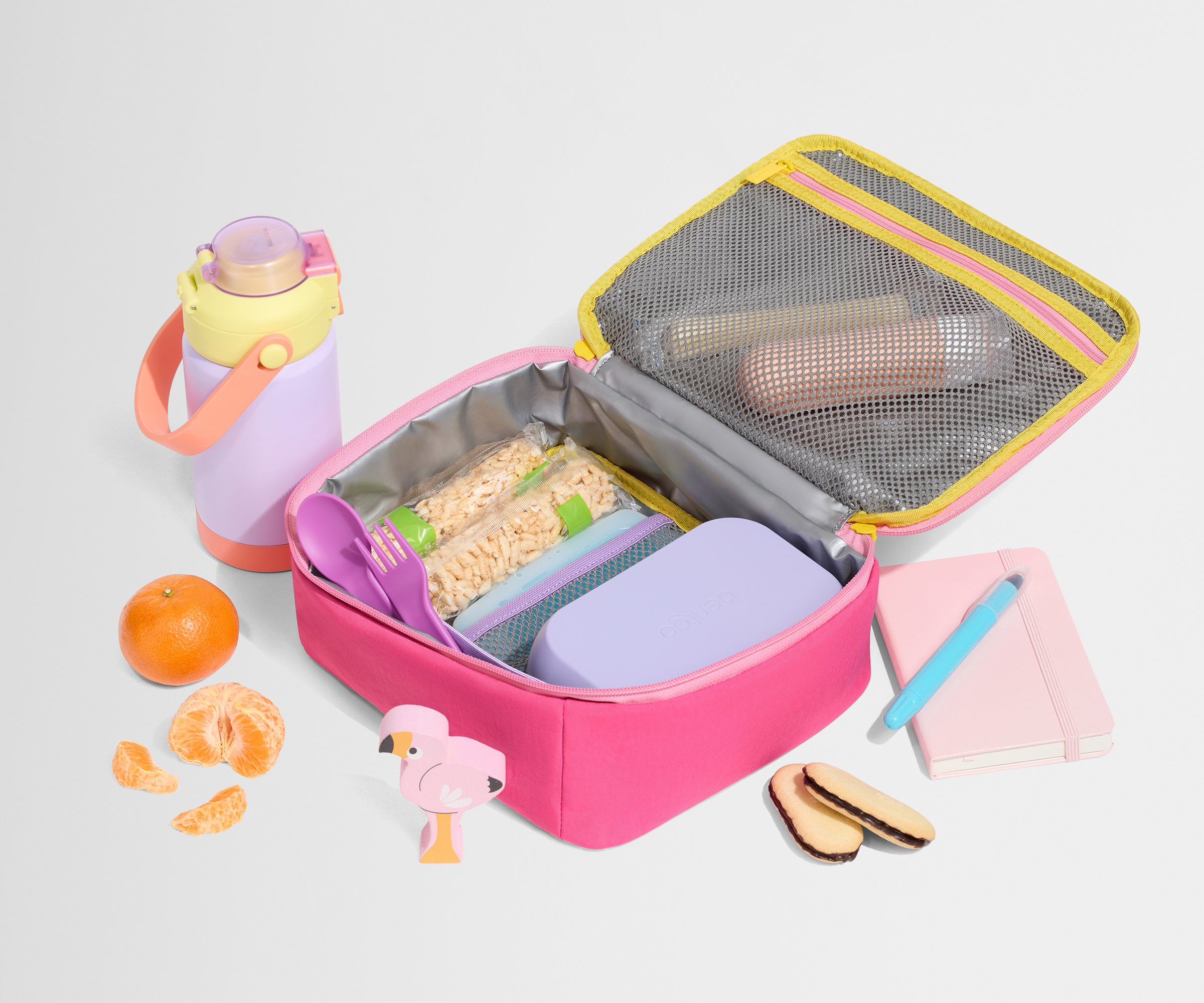 Kids Lunch Box in Cotton Candy Pink